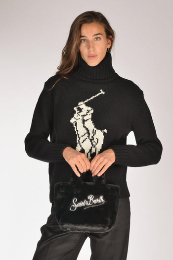 Saint Barth Borsa Vanity Mini Nero Donna - 2