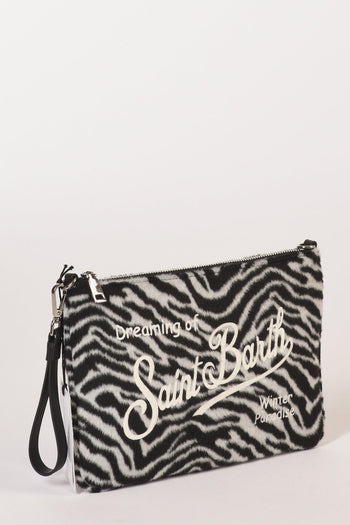 Saint Barth Borsa Parisienne Bianco/nero Donna - 3