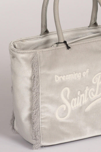 Saint Barth Borsa Colette Grigio Donna - 3