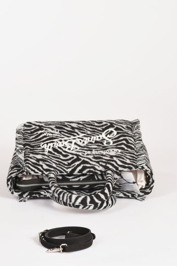 Saint Barth Borsa Colette Bianco/nero Donna - 4