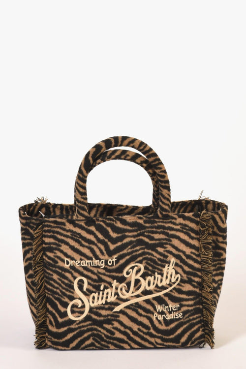 Saint Barth Borsa Colette Nero/beige Donna