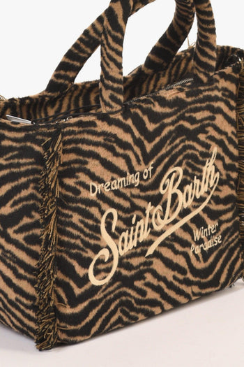 Saint Barth Borsa Colette Nero/beige Donna - 4