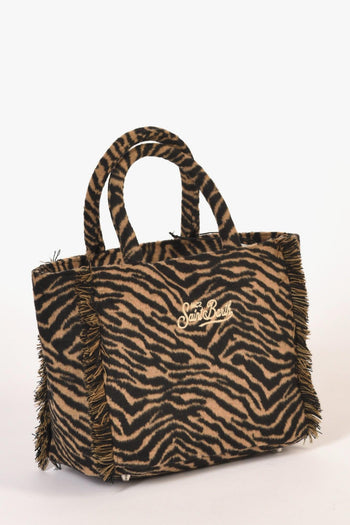 Saint Barth Borsa Colette Nero/beige Donna - 5