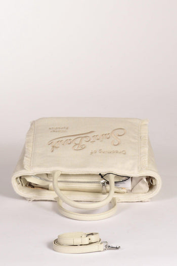 Saint Barth Borsa Colette Bianco Donna - 4