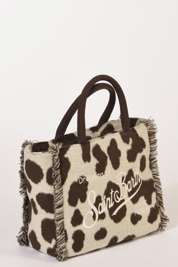 Saint Barth Borsa Colette Bianco/marrone Donna - 3