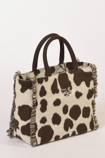 Saint Barth Borsa Colette Bianco/marrone Donna - 5