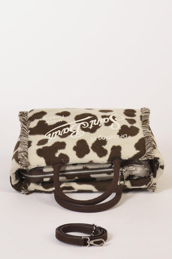 Saint Barth Borsa Colette Bianco/marrone Donna - 6