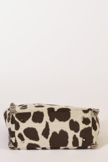 Saint Barth Borsa Colette Bianco/marrone Donna - 7