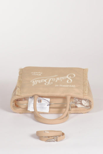 Saint Barth Borsa Colette Beige Donna - 4
