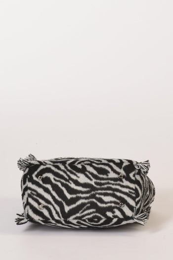 Saint Barth Borsa Vanity Mini Bianco/nero Donna - 6