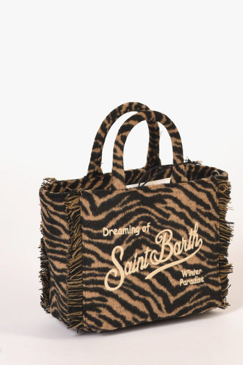 Saint Barth Borsa Vanity Mini Nero/beige Donna - 3