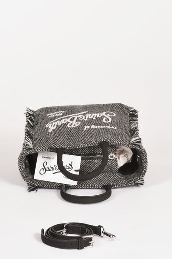 Saint Barth Borsa Vanity Mini Nero/grigio/bianco Donna - 4
