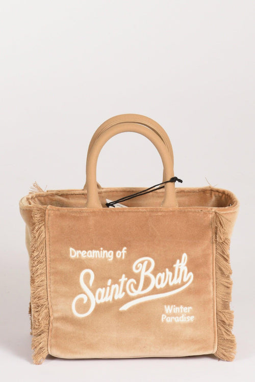 Saint Barth Borsa Vanity Mini Beige Donna