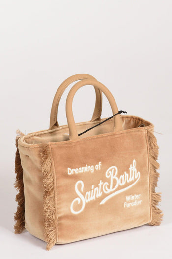 Saint Barth Borsa Vanity Mini Beige Donna - 2