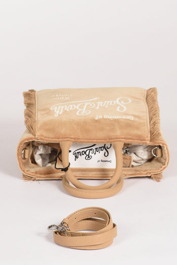 Saint Barth Borsa Vanity Mini Beige Donna - 4