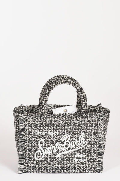 Saint Barth Borsa Colette Bianco/nero Donna