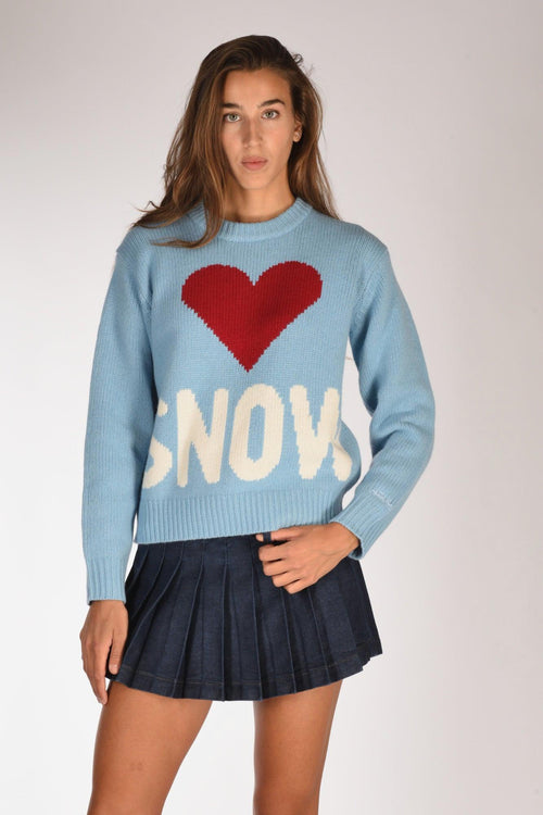 Saint Barth Maglia Kyla Azzurro Donna