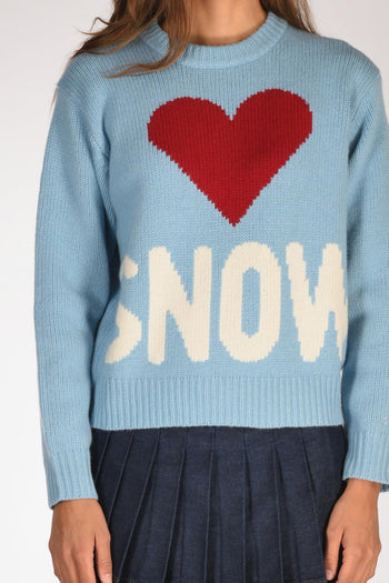 Saint Barth Maglia Kyla Azzurro Donna - 3