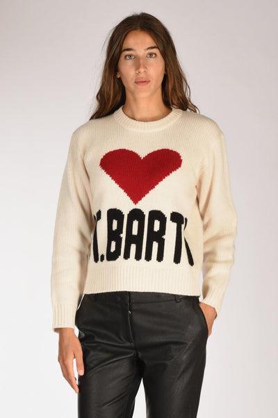 Saint Barth Maglia Kyla Bianco Donna