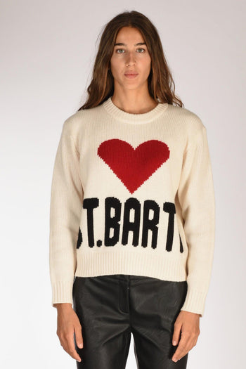 Saint Barth Maglia Kyla Bianco Donna - 2