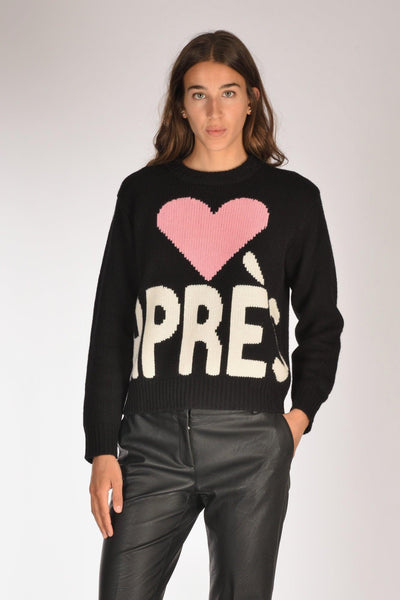 Saint Barth Maglia Kyla Nero/rosa/bianco Donna