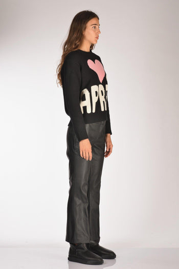 Saint Barth Maglia Kyla Nero/rosa/bianco Donna - 4