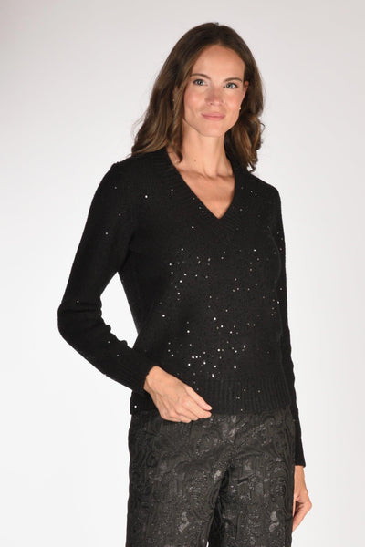 Saint Barth Maglia Elara Nero Donna