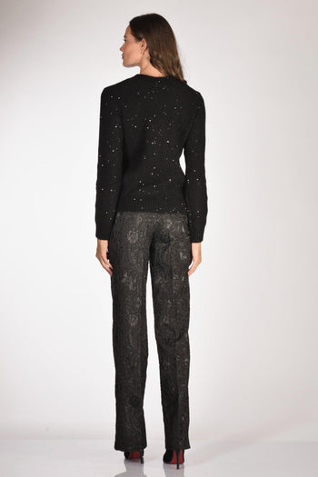 Saint Barth Maglia Elara Nero Donna - 5