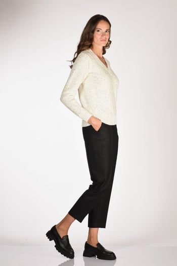 Saint Barth Maglia Elara Bianco Donna - 4