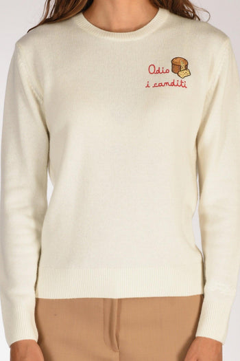 Saint Barth Maglia New Queen Bianco/multicolor Donna - 3