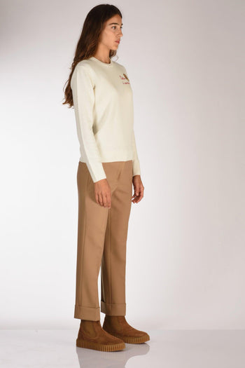 Saint Barth Maglia New Queen Bianco/multicolor Donna - 4