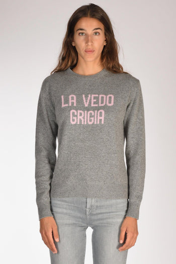 Saint Barth Maglia New Queen Grigio/rosa Donna - 2
