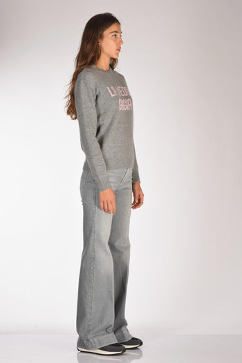 Saint Barth Maglia New Queen Grigio/rosa Donna - 4