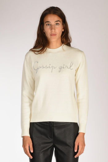 Saint Barth Maglia New Queen Bianco/argento Donna - 2