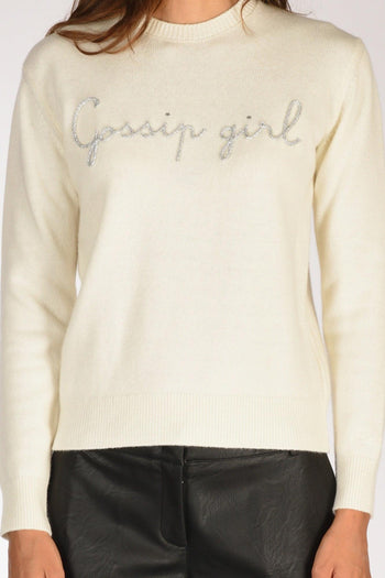 Saint Barth Maglia New Queen Bianco/argento Donna - 3