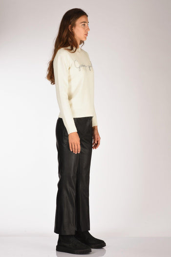 Saint Barth Maglia New Queen Bianco/argento Donna - 4