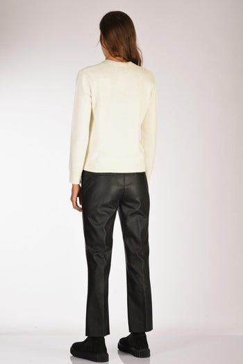 Saint Barth Maglia New Queen Bianco/argento Donna - 5