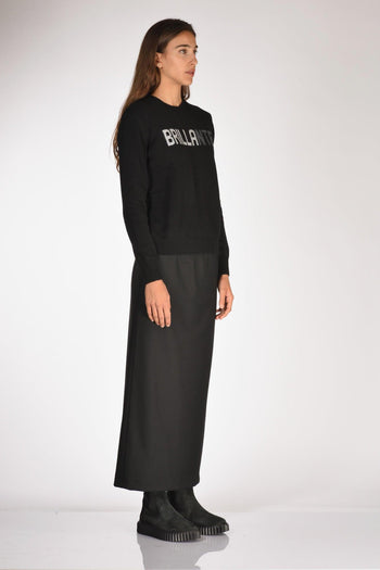 Saint Barth Maglia New Queen Nero/grigio Donna - 4