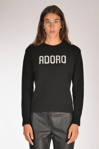 Saint Barth Maglia New Queen Nero/argento Donna - 2