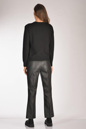 Saint Barth Maglia New Queen Nero/argento Donna - 5