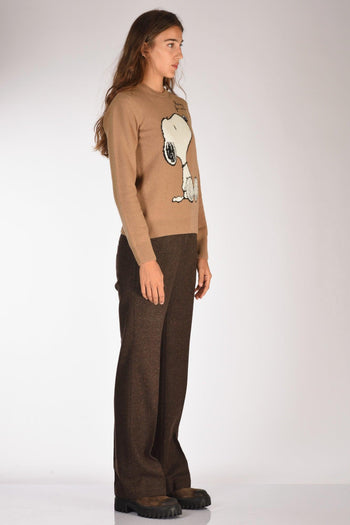 Saint Barth Maglia New Queen Beige/bianco Donna - 4