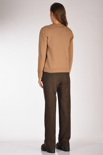 Saint Barth Maglia New Queen Beige/bianco Donna - 5