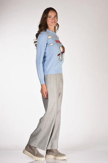 Saint Barth Maglia New Queen Azzurro/multicolor Donna - 4