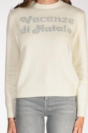 Saint Barth Maglia New Queen Bianco/argento Donna - 3