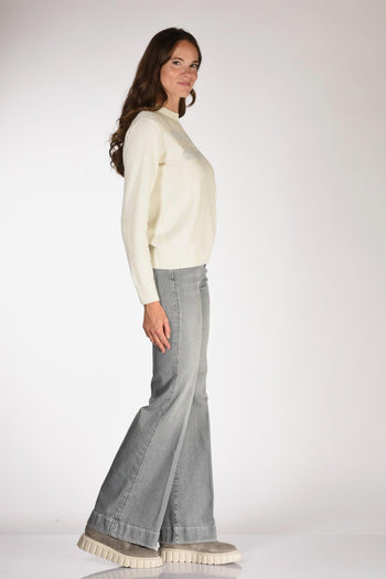 Saint Barth Maglia New Queen Bianco/argento Donna - 4