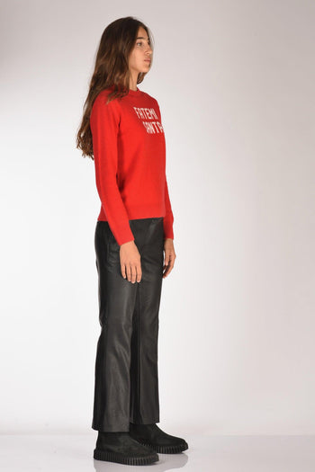 Saint Barth Maglia New Queen Rosso/bianco Donna - 4