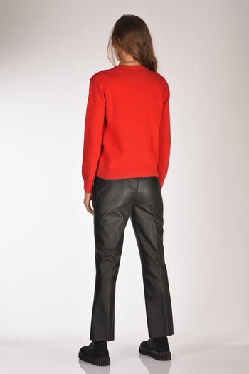 Saint Barth Maglia New Queen Rosso/bianco Donna - 5