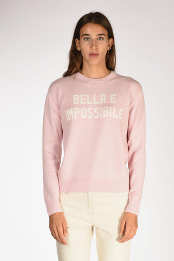 Saint Barth Maglia New Queen Rosa/bianco Donna - 2