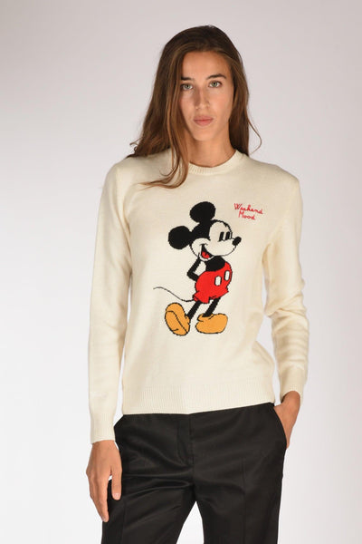 Saint Barth Maglia New Queen Bianco/multicolor Donna