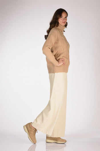 Sneakers Interact. Beige Donna - 2